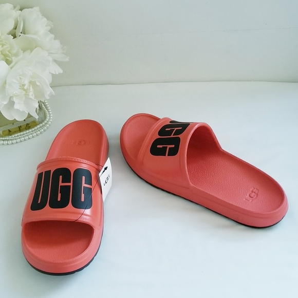 UGG Wilcox Slide NEW Men's Size 11 Terracotta/Black NWT - Picture 2 of 8